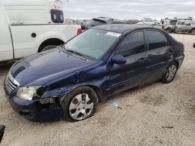 Salvage cars for sale from Copart Wichita, KS: 2007 KIA Spectra EX