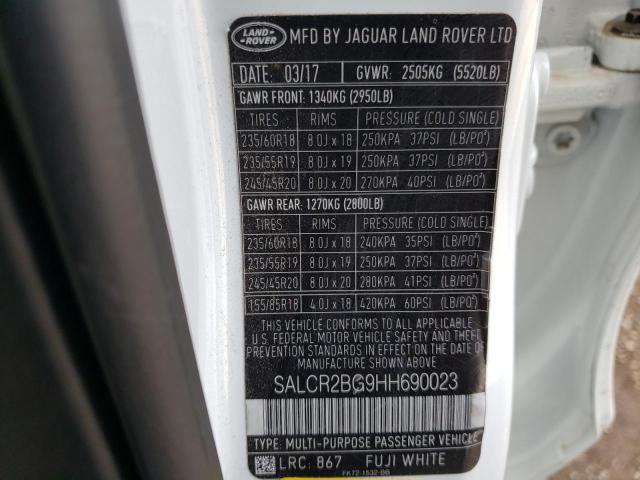 SALCR2BG9HH690023 Land Rover Discovery