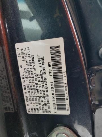 2015 ACURA RDX TECHNO - 5J8TB4H54FL006293