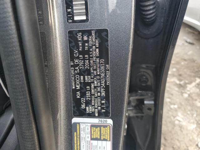 2022 KIA FORTE GT L - 3KPF54AD7NE506170