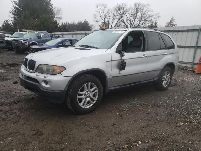 Salvage cars for sale from Copart Finksburg, MD: 2006 BMW X5 3.0I