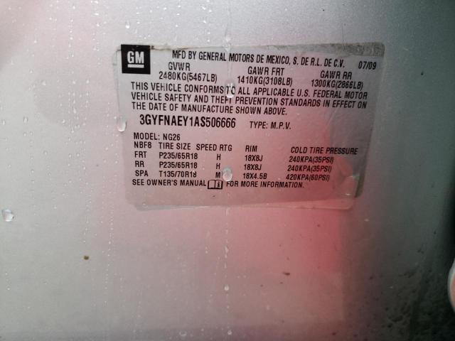 3GYFNAEY1AS506666 Cadillac SRX