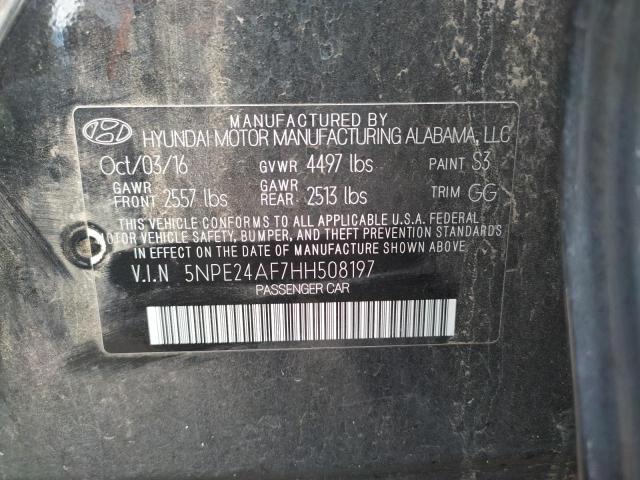 2017 HYUNDAI SONATA SE - 5NPE24AF7HH508197