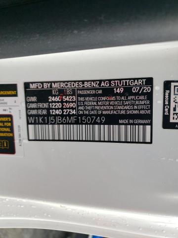 2021 MERCEDES-BENZ E 450 - W1K1J5JB6MF150749