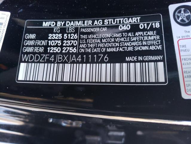 2018 MERCEDES-BENZ E 300 - WDDZF4JBXJA411176