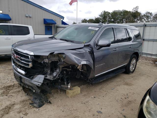 Salvage cars for sale from Copart Midway, FL: 2021 GMC Yukon SLT