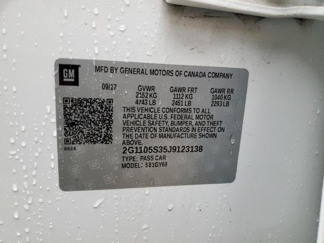 2018 CHEVROLET IMPALA LT - 2G1105S35J9123138