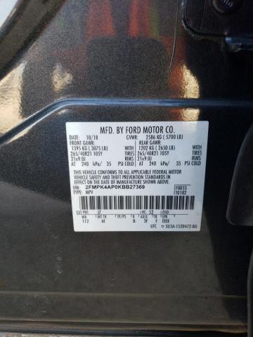 2019 FORD EDGE ST - 2FMPK4AP0KBB27369