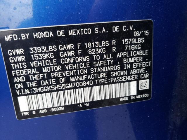 2016 HONDA FIT LX - 3HGGK5H55GM700840