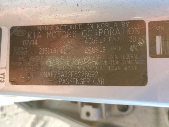 KNAFZ5A32E5228692 KIA FORTE SX