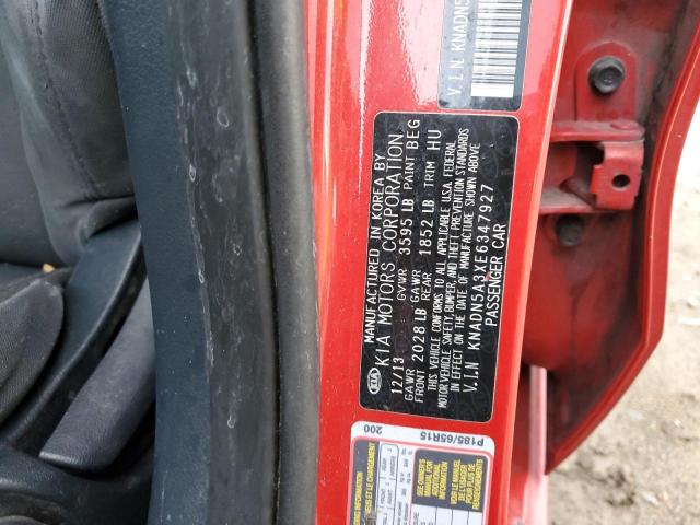 KNADN5A3XE6347927 KIA RIO EX