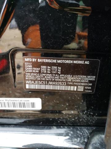2018 BMW 540 I - WBAJE5C51JWA92633
