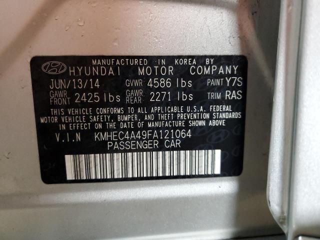 2015 HYUNDAI SONATA HYB - KMHEC4A49FA121064