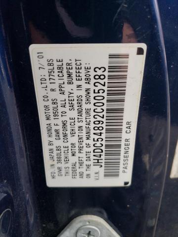 JH4DC54892C005283 Acura RSX
