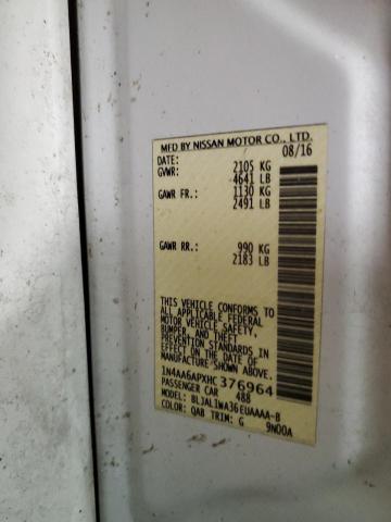 2017 NISSAN MAXIMA 3.5 - 1N4AA6APXHC376964