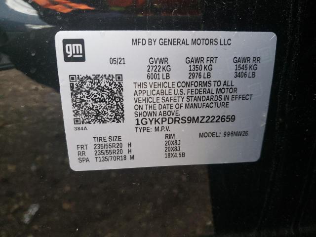 2021 CADILLAC XT6 PREMIU - 1GYKPDRS9MZ222659