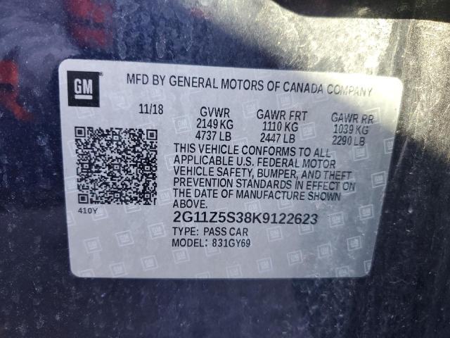 2019 CHEVROLET IMPALA LT - 2G11Z5S38K9122623