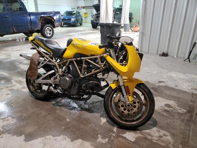 Salvage motorcycles for sale at Leroy, NY auction: 1999 Ducati 750 SS