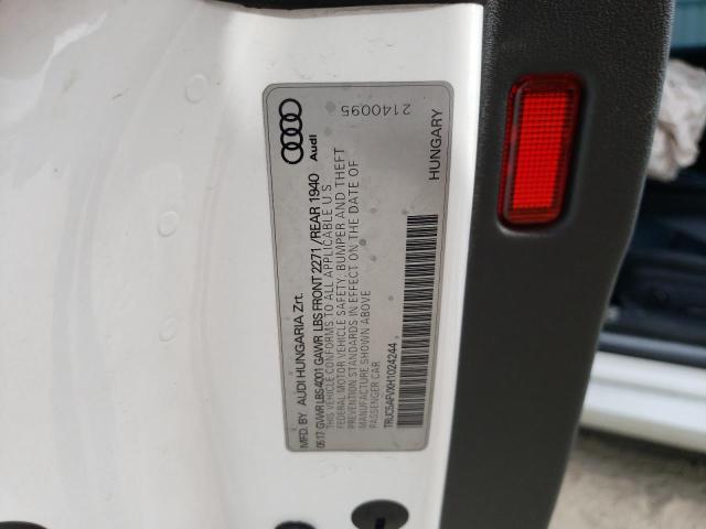 2017 AUDI TT TRUC5AFVXH1024244