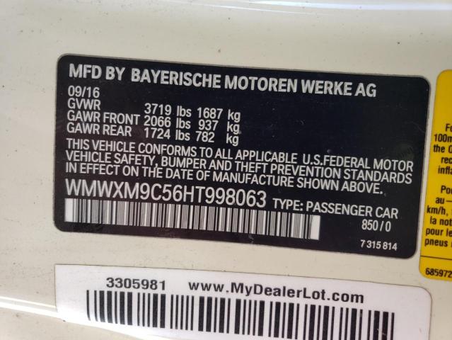 WMWXM9C56HT998063 Mini Cooper