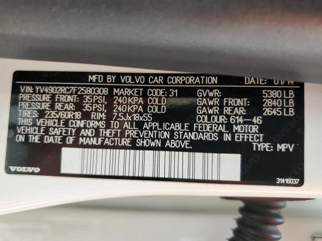 YV4902RC7F2580308 Volvo XC60