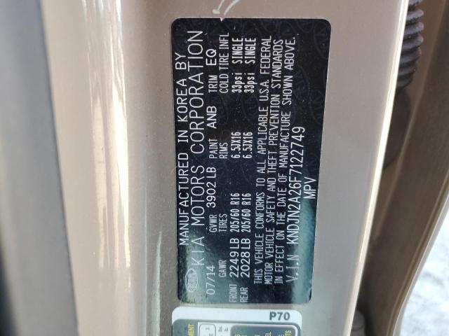 KNDJN2A26F7122749 KIA Soul