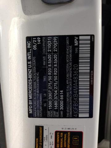 4JGFB5KB4MA483620 Mercedes-Benz Gle 450 4matic