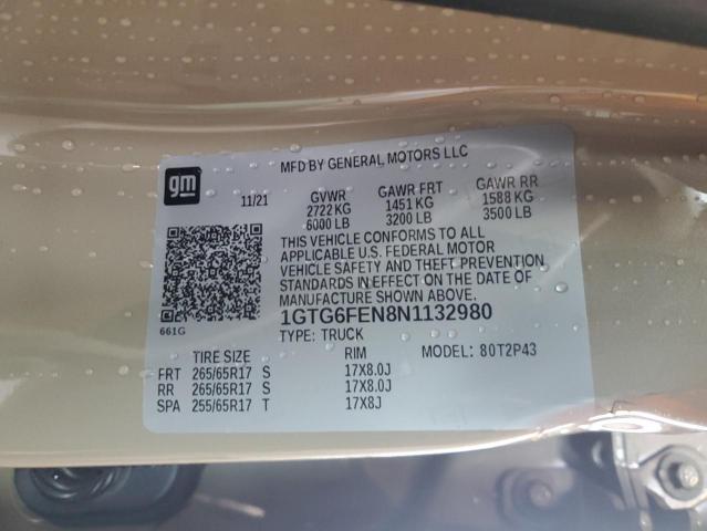 1GTG6FEN8N1132980 GMC Canyon