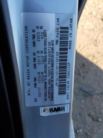 2017 MAZDA 6 TOURING - JM1GL1V51H1136160