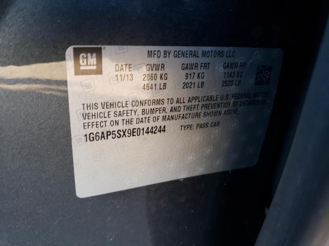 1G6AP5SX9E0144244 Cadillac CTS