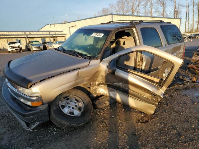 Salvage cars for sale from Copart Arlington, WA: 2001 Chevrolet Tahoe K150