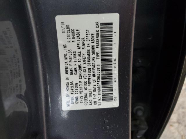 1HGCR3F8XHA000919 Honda ACCORD EXL