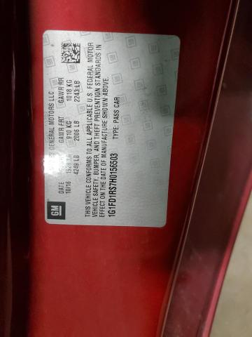 2017 CHEVROLET CAMARO LT - 1G1FD1RS7H0156503
