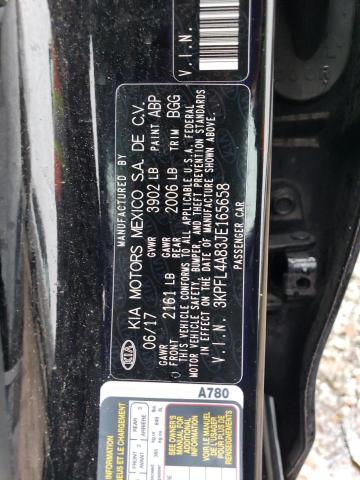 3KPFL4A83JE165658 KIA FORTE EX