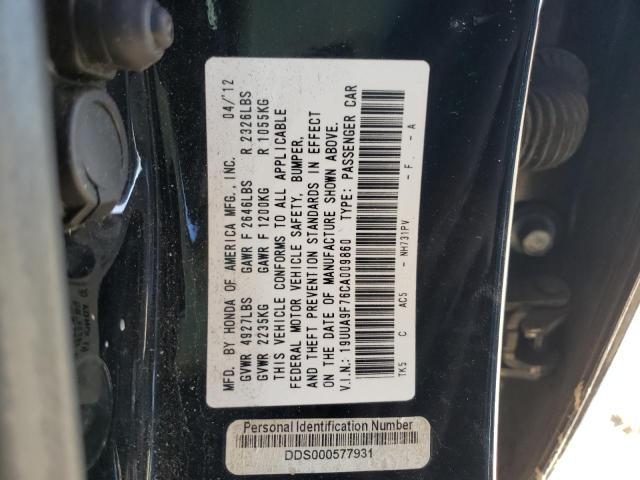 19UUA9F76CA009860 Acura TL