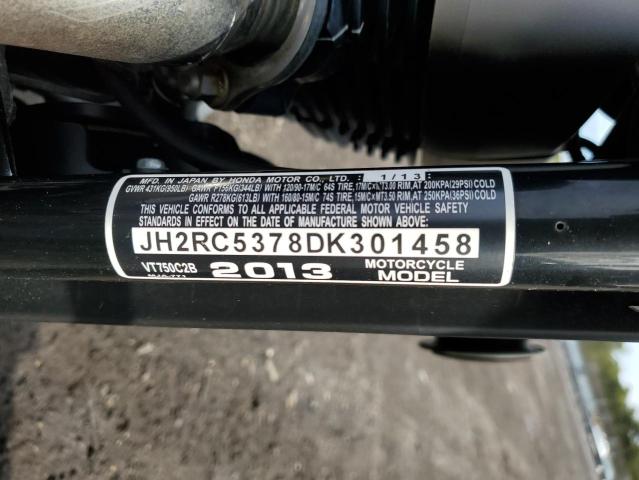 2013 HONDA VT750 C2B JH2RC5378DK301458