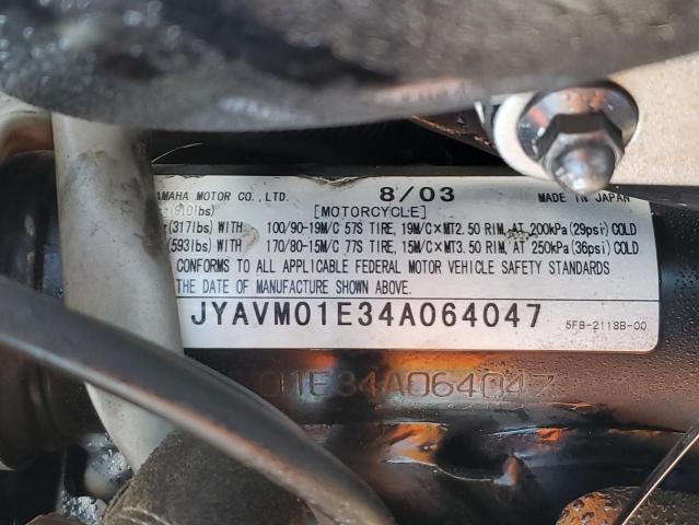 2004 YAMAHA XVS65 BASE JYAVM01E34A064047