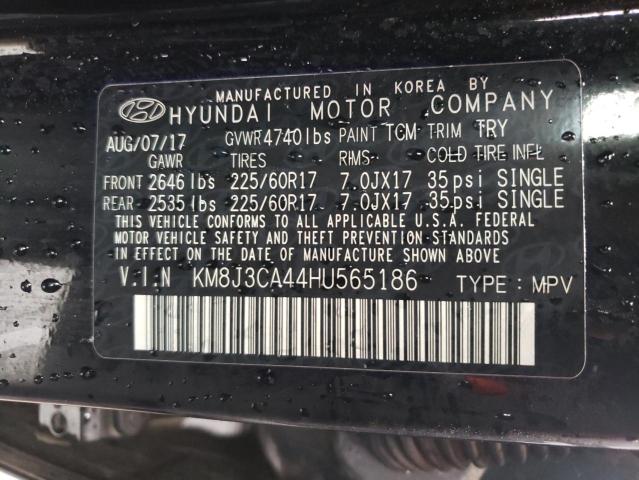 2017 HYUNDAI TUCSON LIM - KM8J3CA44HU565186