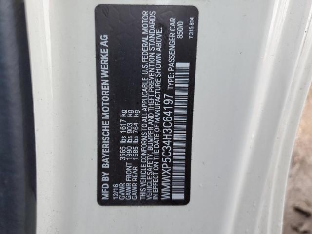 WMWXP5C34H3C64197 Mini Cooper