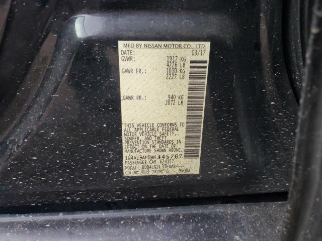 1N4AL3AP0HN345767 Nissan ALTIMA 2.5