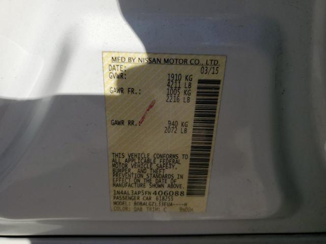 2015 NISSAN ALTIMA 2.5 - 1N4AL3AP5FN406088