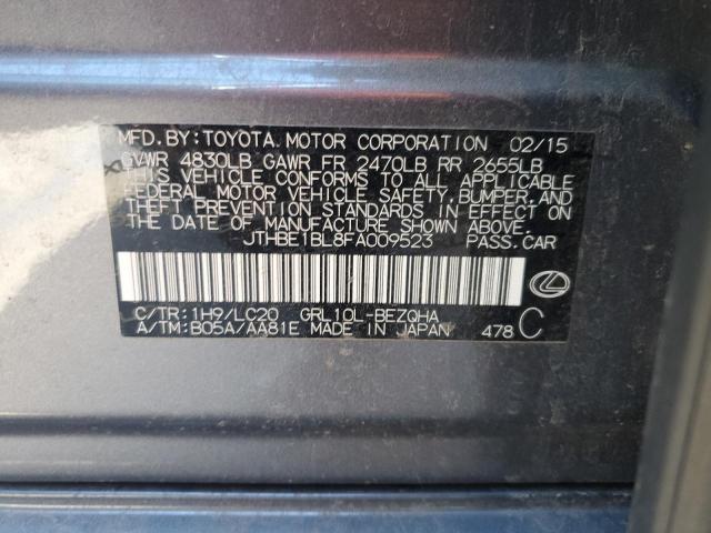 2015 LEXUS GS 350 - JTHBE1BL8FA009523