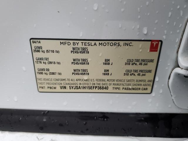 5YJSA1H15EFP36840 Tesla MODEL S