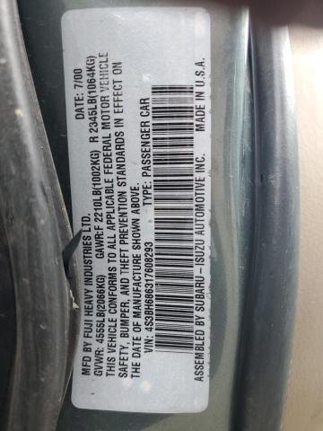 4S3BH686317608293 Subaru Legacy Outback Limited