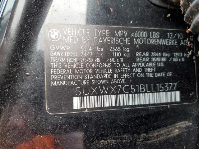 5UXWX7C51BLL15377 BMW X3 Xdrive35i