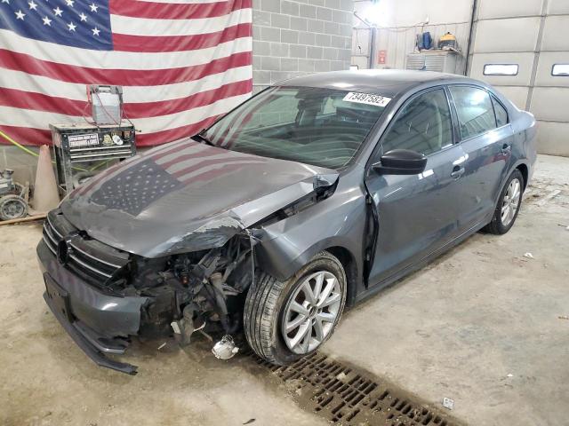 Salvage cars for sale from Copart Columbia, MO: 2015 Volkswagen Jetta SE