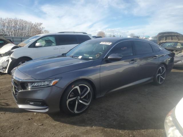 Salvage cars for sale from Copart Bakersfield, CA: 2018 Honda Accord Sport