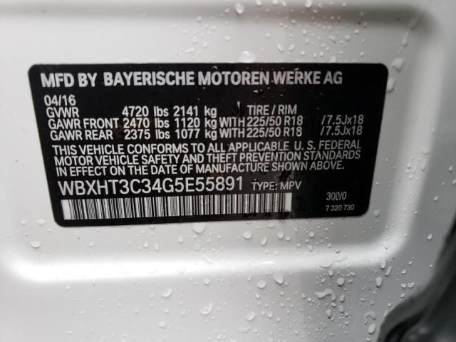 WBXHT3C34G5E55891 BMW X1 Xdrive28i