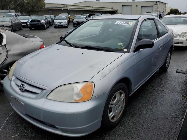 Salvage cars for sale from Copart Martinez, CA: 2002 Honda Civic