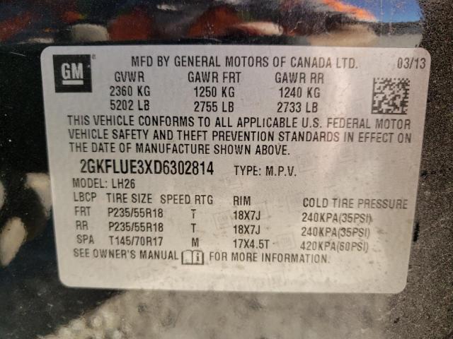 2GKFLUE3XD6302814 GMC Terrain Slt